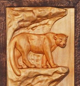 Wood Relief Sculpture